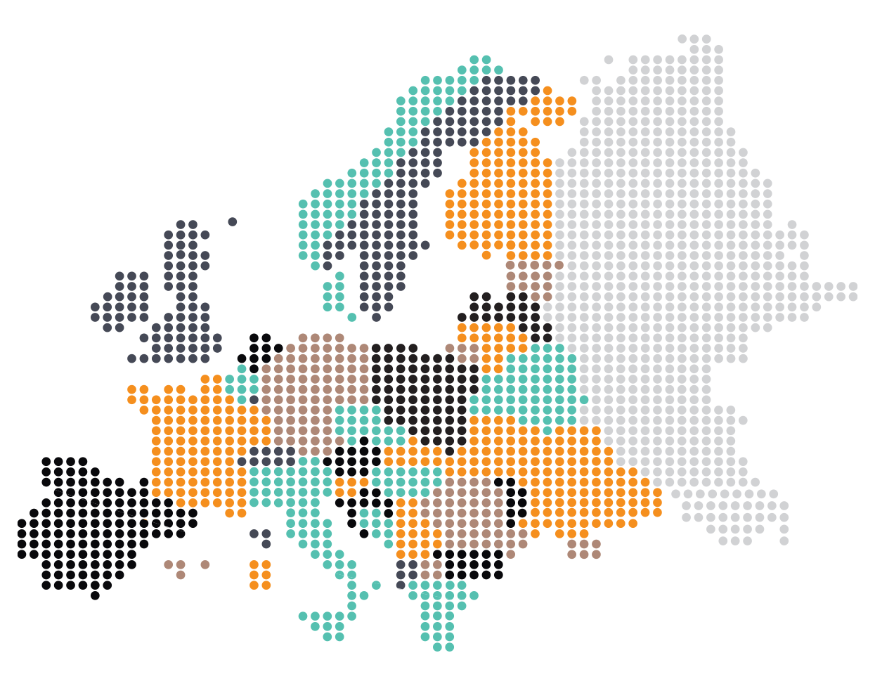 Iristek Distribution Map